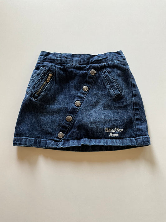 Denim Asymmetrical Skort