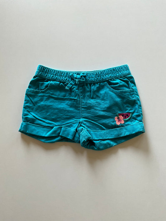 Turquoise Watermelon Shorts