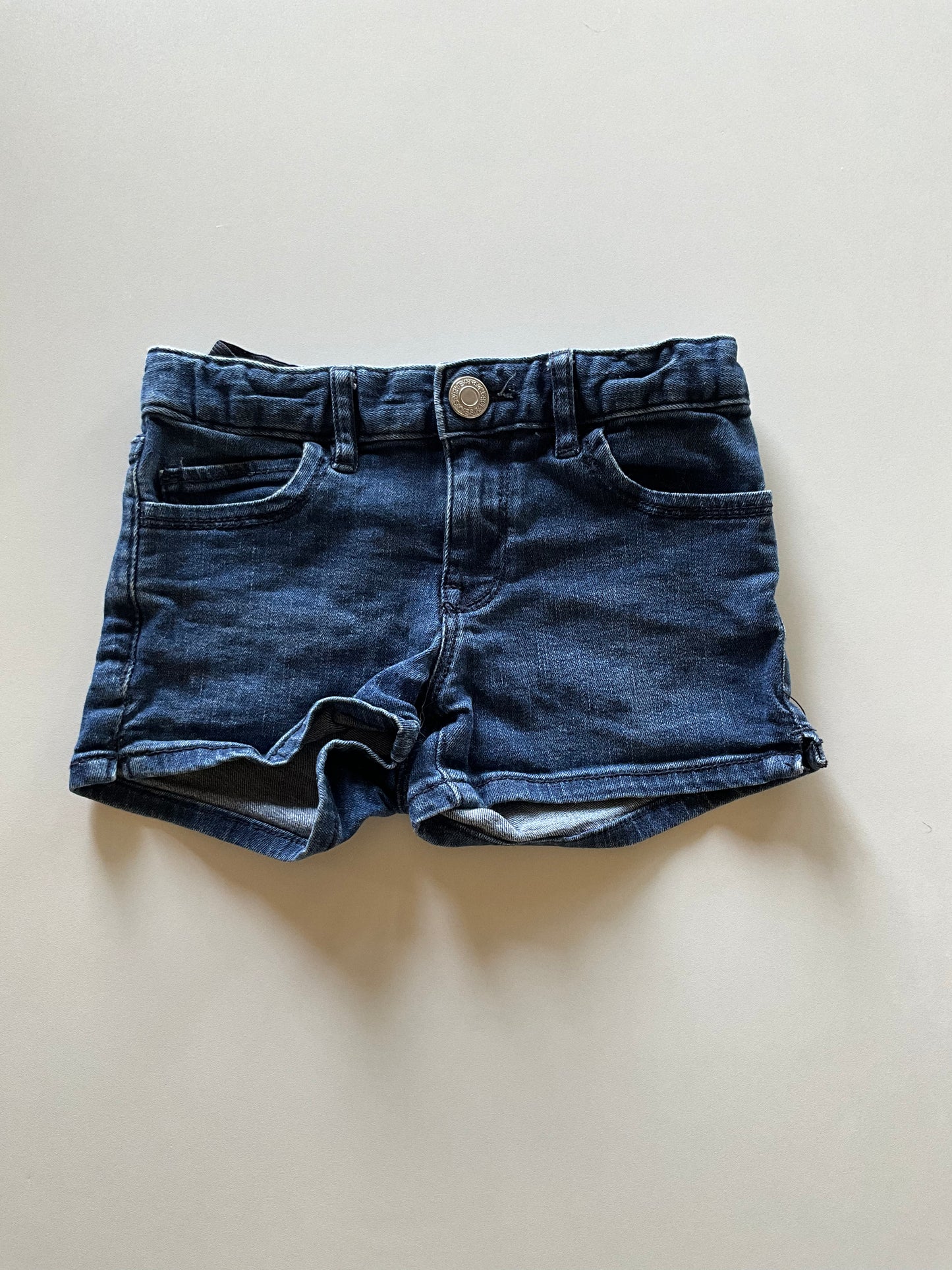 Dark Blue Denim Shorts