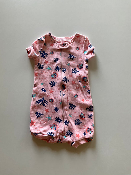 Pink Sea Life Romper