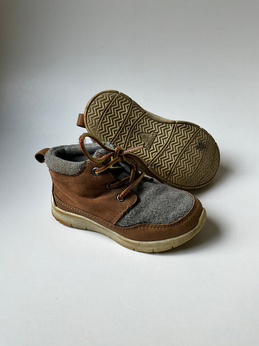 Brown & Grey Boots