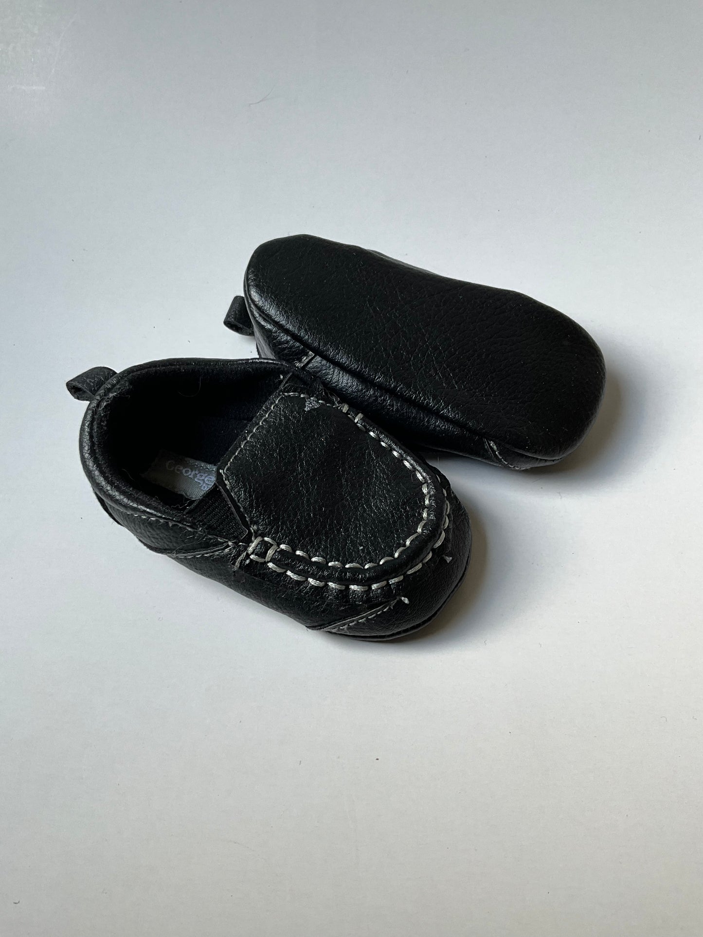 Black Loafer Crib Shoes