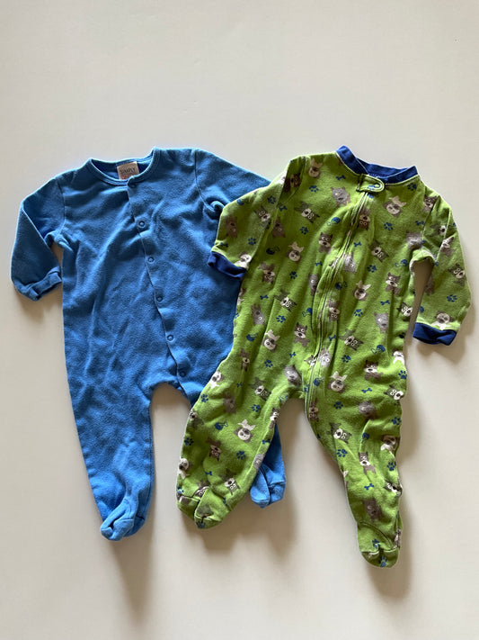 2pc Blue & Green Sleepers