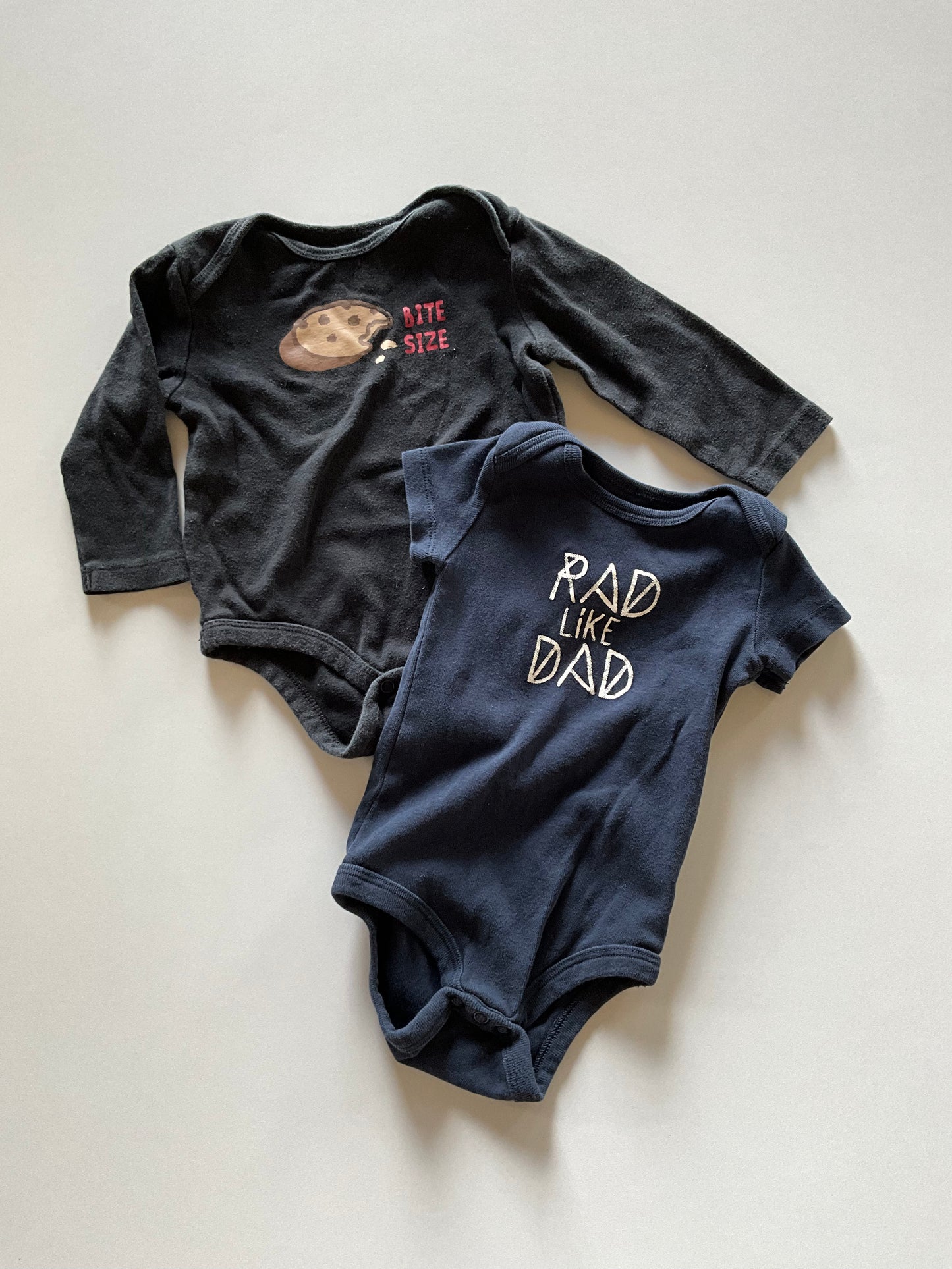 2pc Navy & Black Onesies