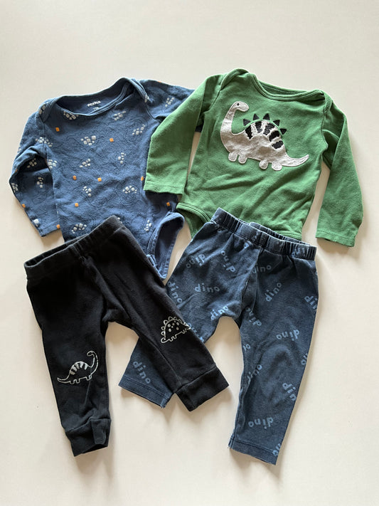 4pc Mix n Match Dino Set
