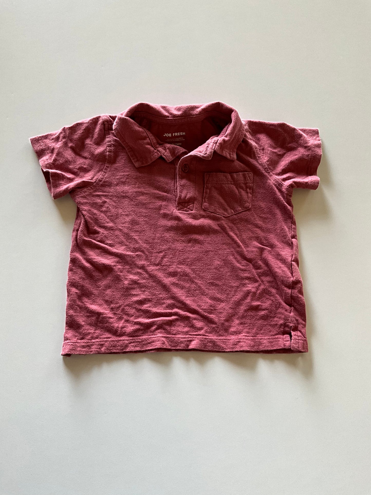 Pinkish Red Polo