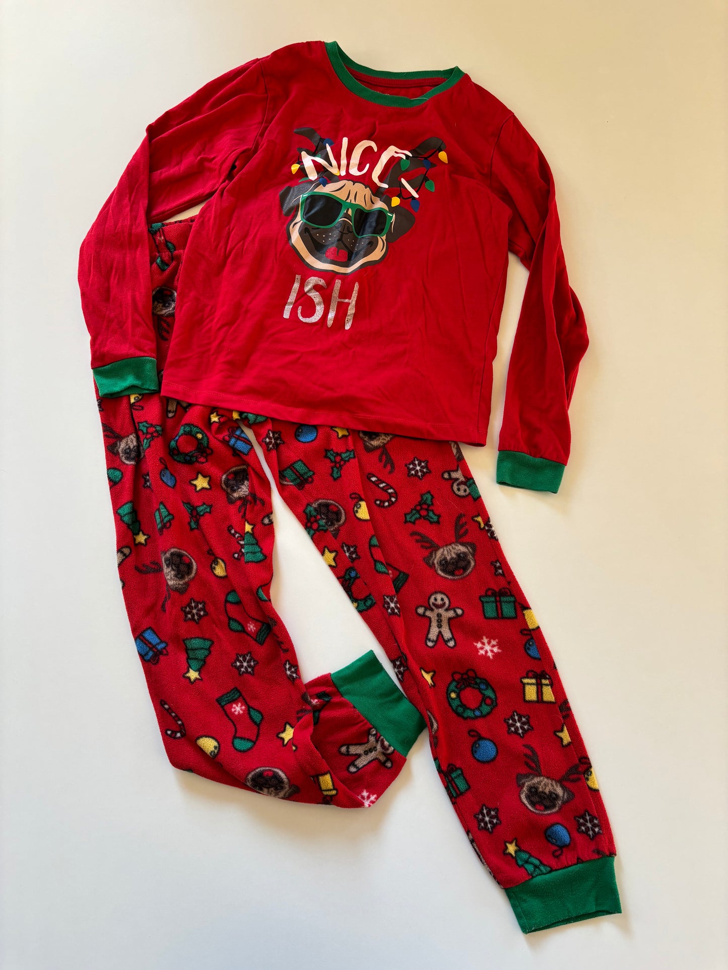 2pc Nice-ish Pug Pajamas