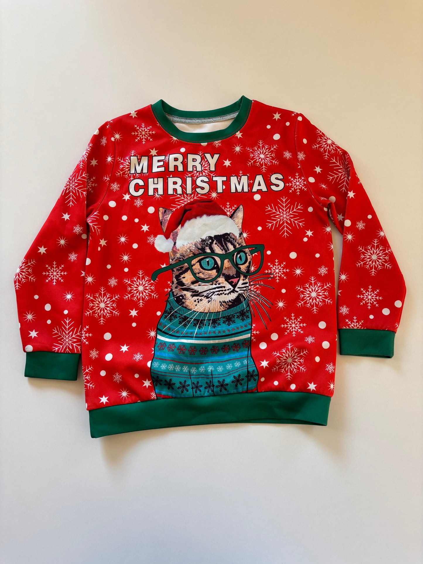 Christmas Cat Ugly Sweater