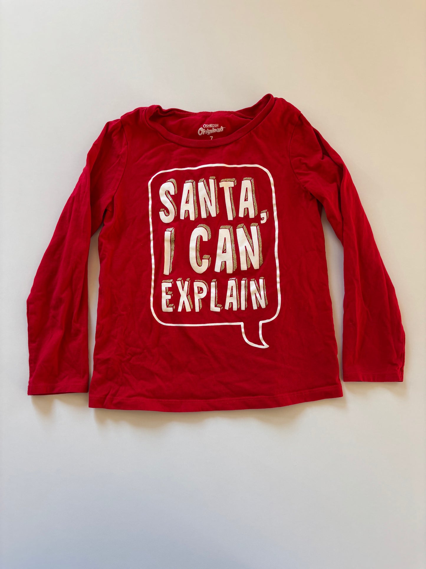 Red Santa I Can Explain Shirt