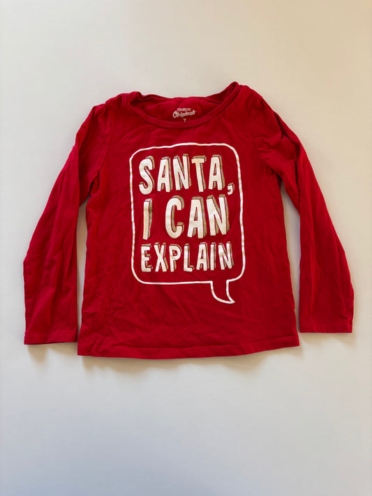 Red Santa I Can Explain Shirt
