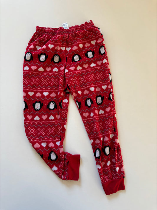 Red Fairisle Penguin Fleece Joggers