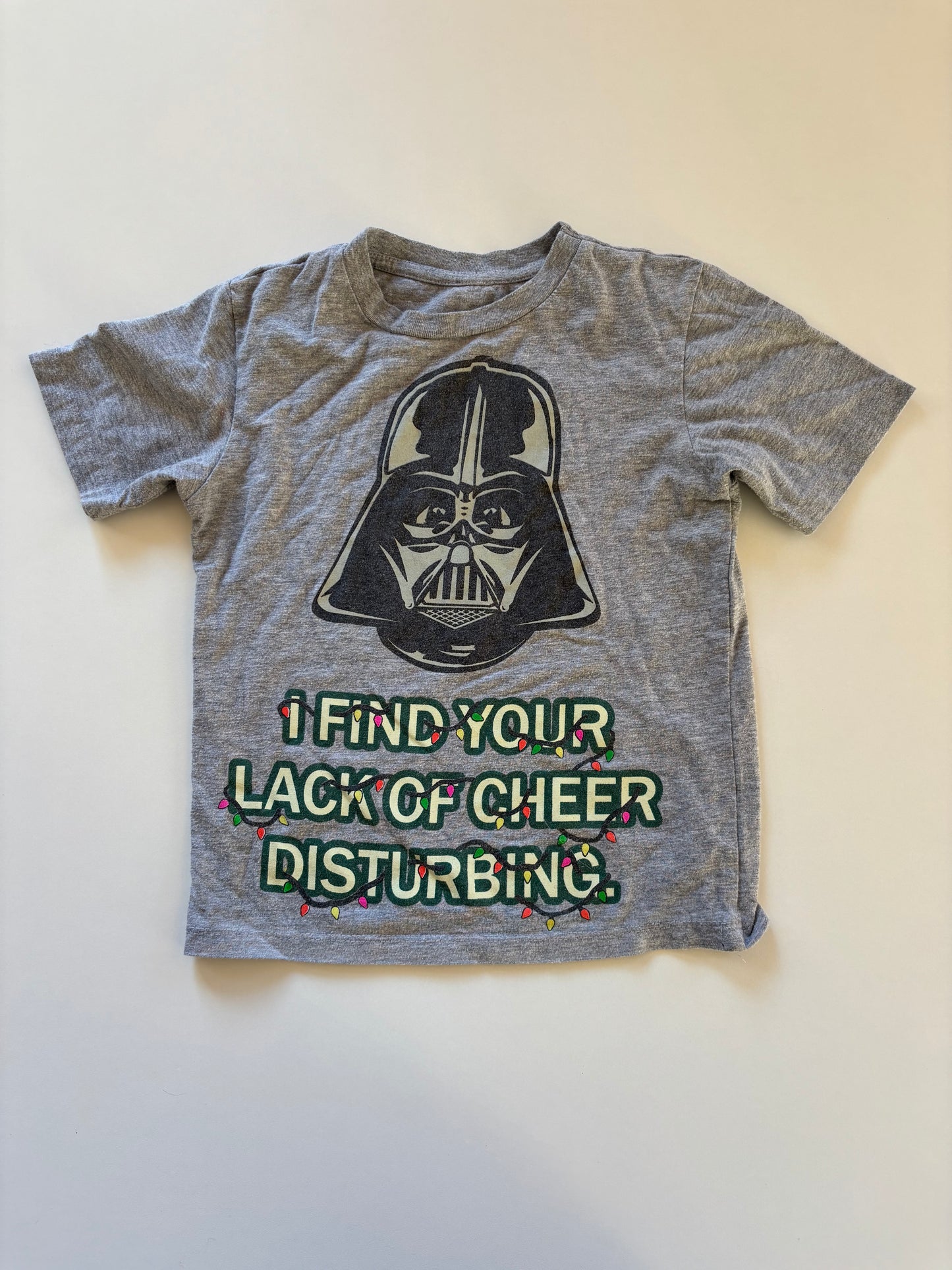 Grey Darth Lack of Cheer Tee