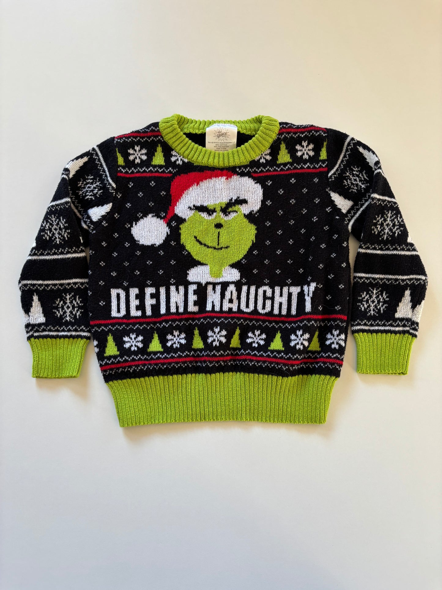 Knit Grinch Sweater