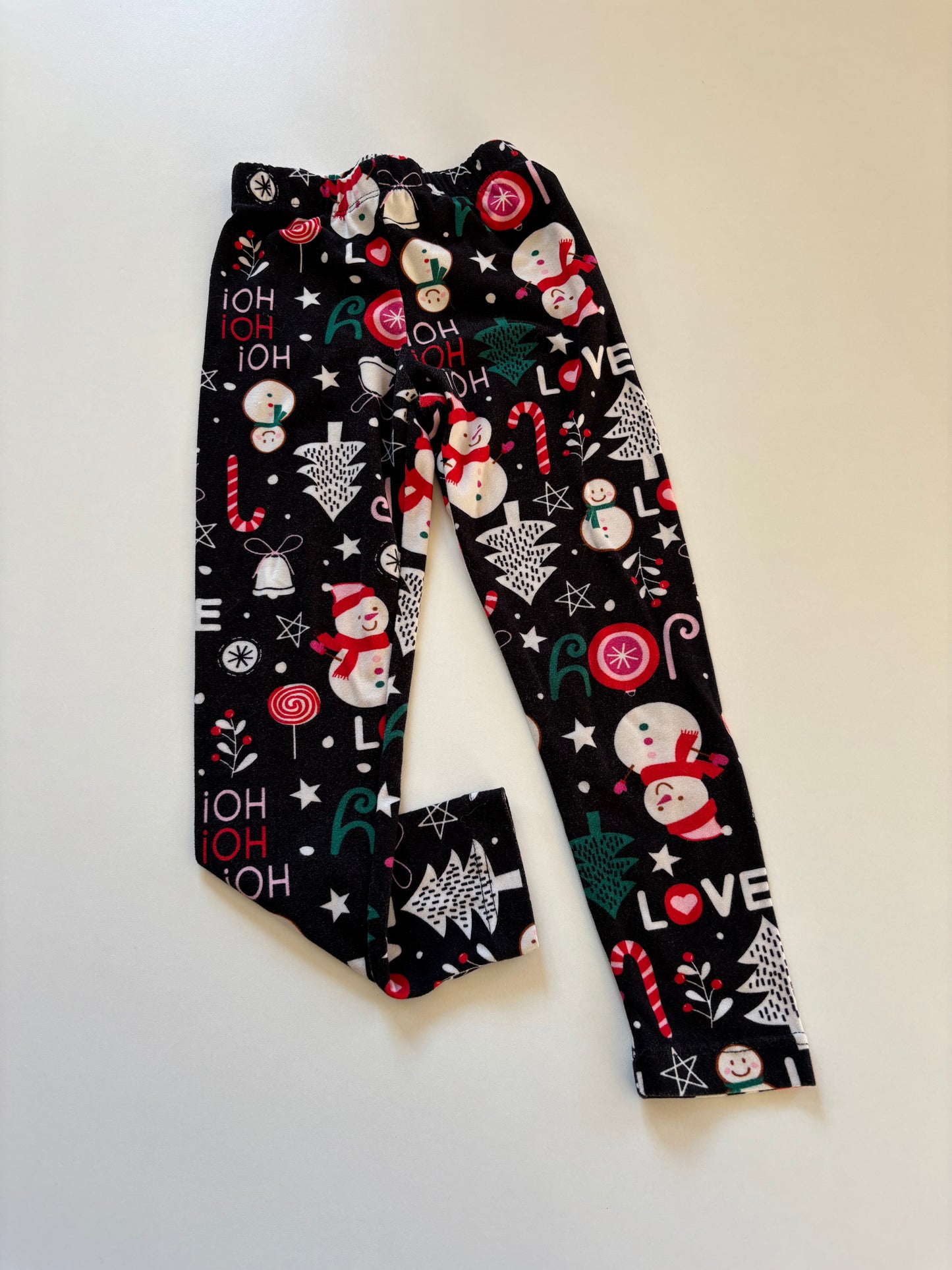 Black Christmas Leggings
