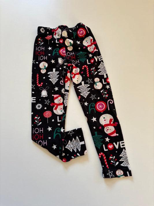 Black Christmas Leggings