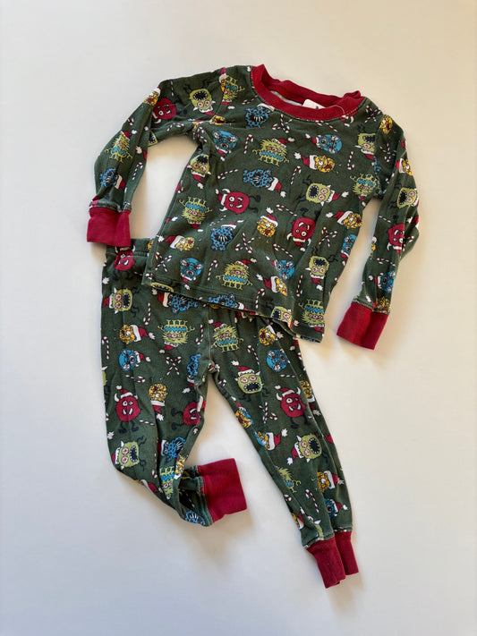 2pc Christmas Monsters Pajamas