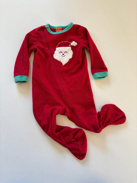Red Santa Fleece Sleeper
