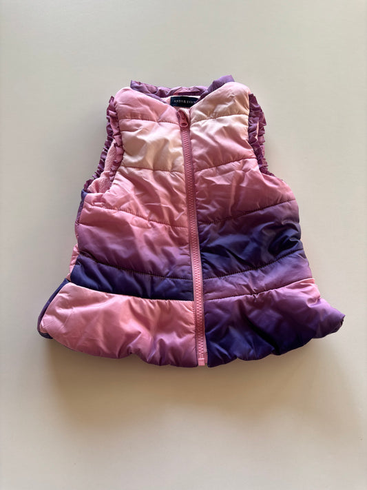 Pink & Purple Peplum Vest