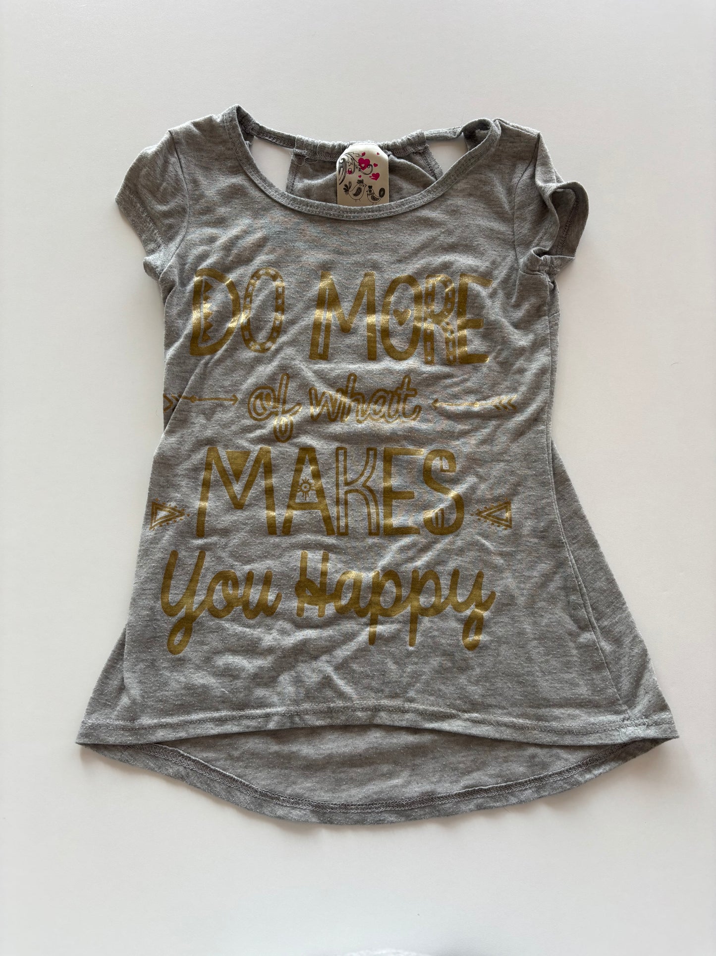 Grey Do What Makes You Happy Tee