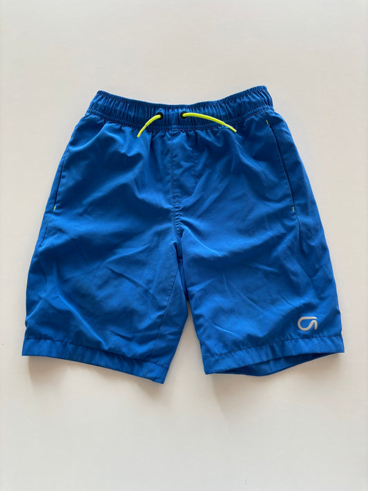 Bright Blue Lined Athletic Shorts