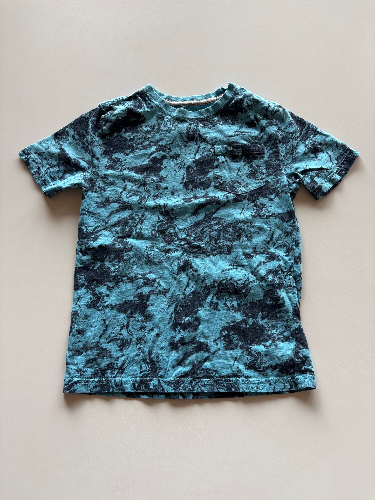 Blue Marbled Tee