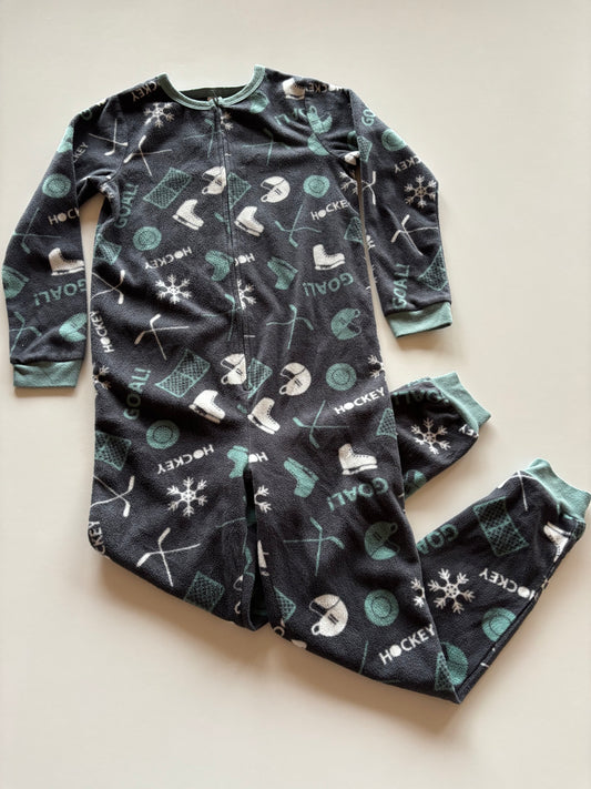 Grey Hockey Fleece Sleeper