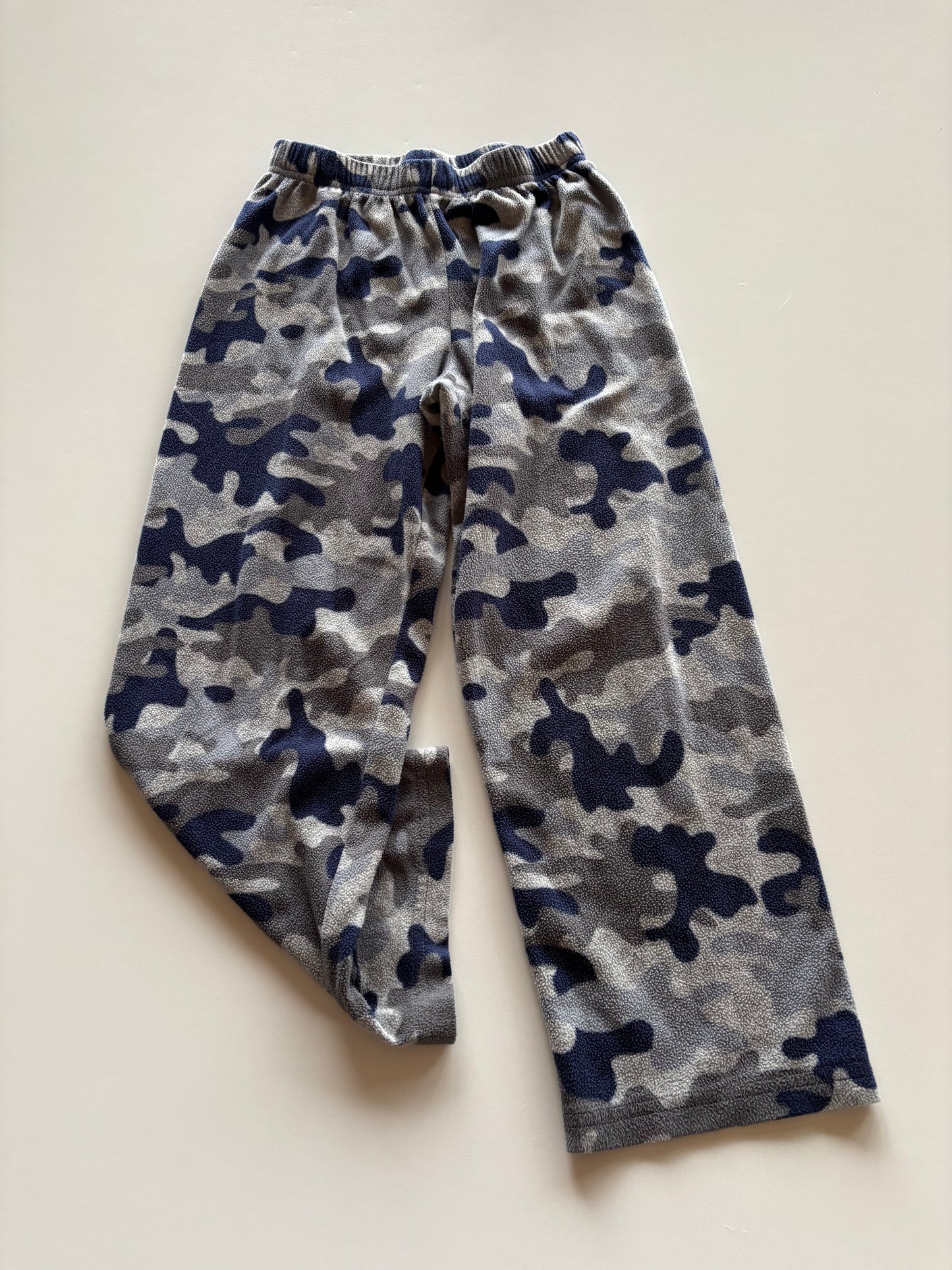 Grey & Navy Camo Fleece Pants