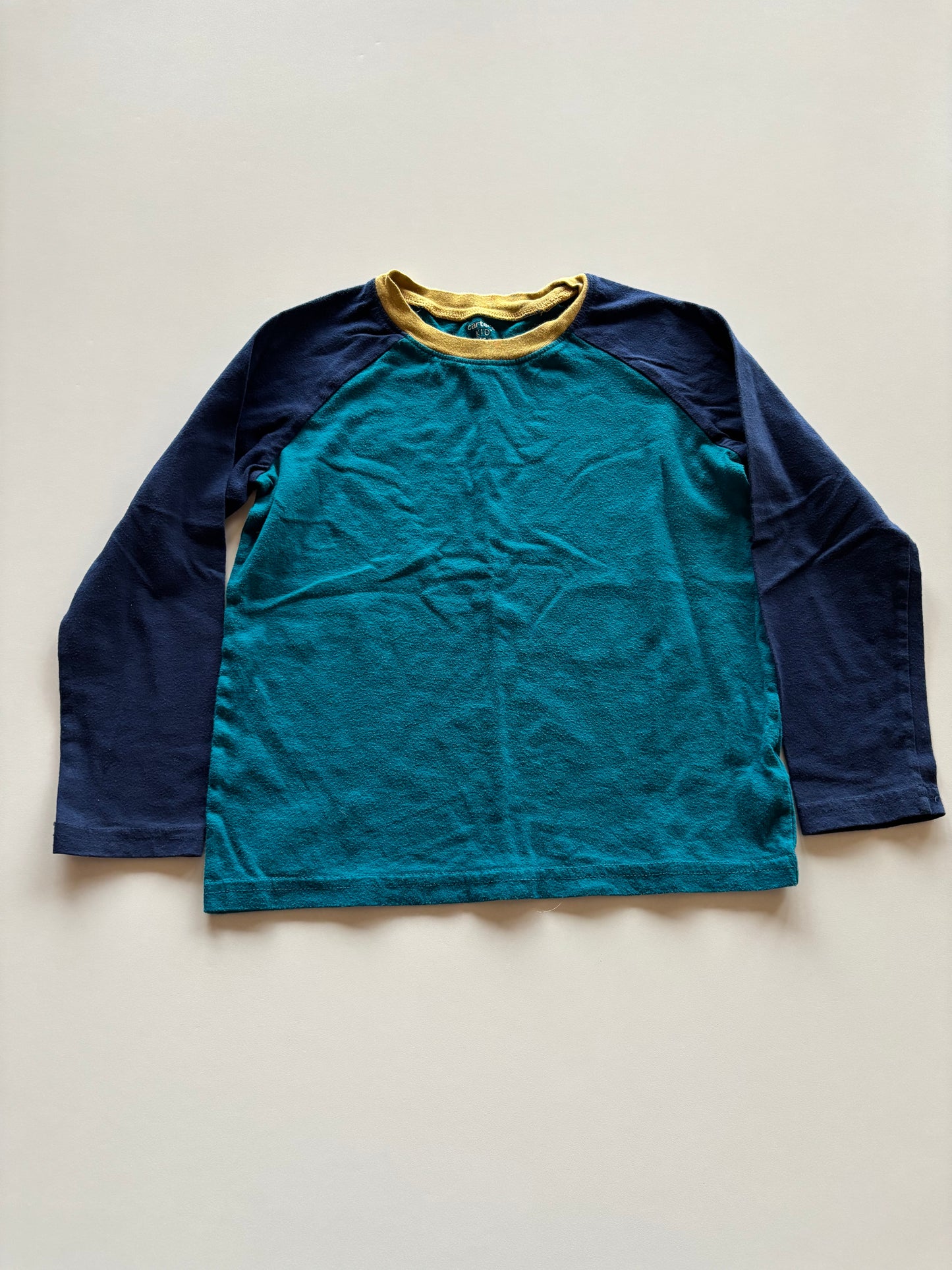 Blue Colourblock Shirt