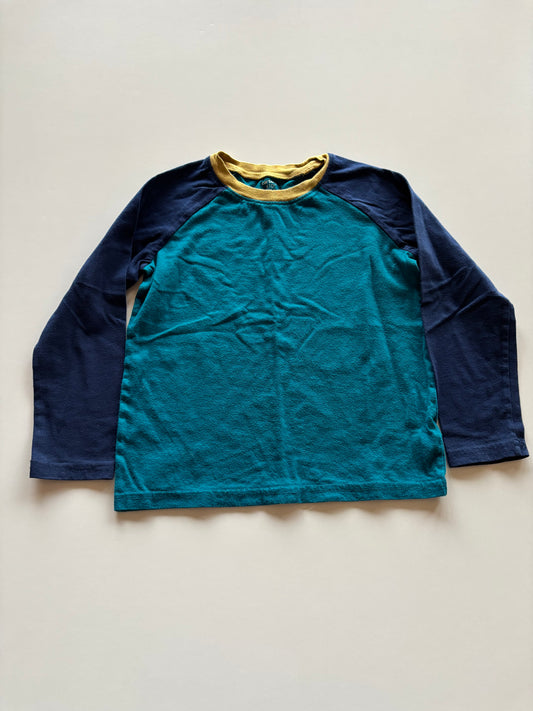 Blue Colourblock Shirt