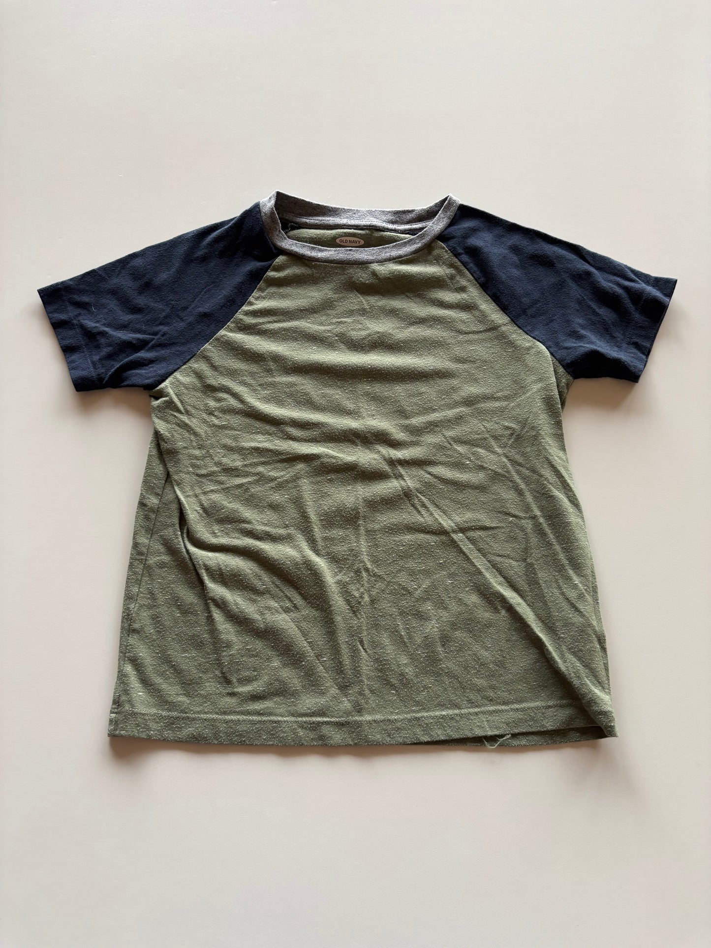 Green & Blue Colourblock Tee
