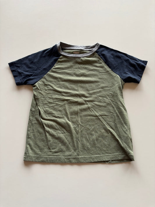 Green & Blue Colourblock Tee