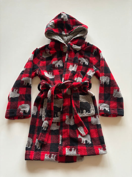 Black & Red Bear House Robe