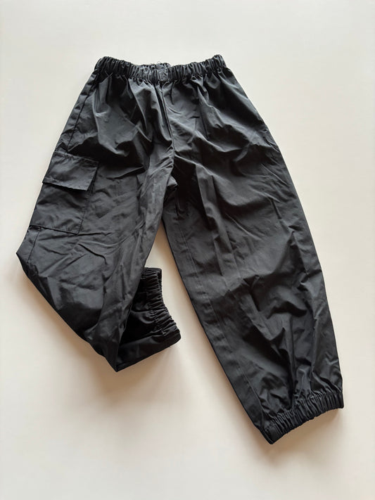 Black Rain Pants with Pocket
