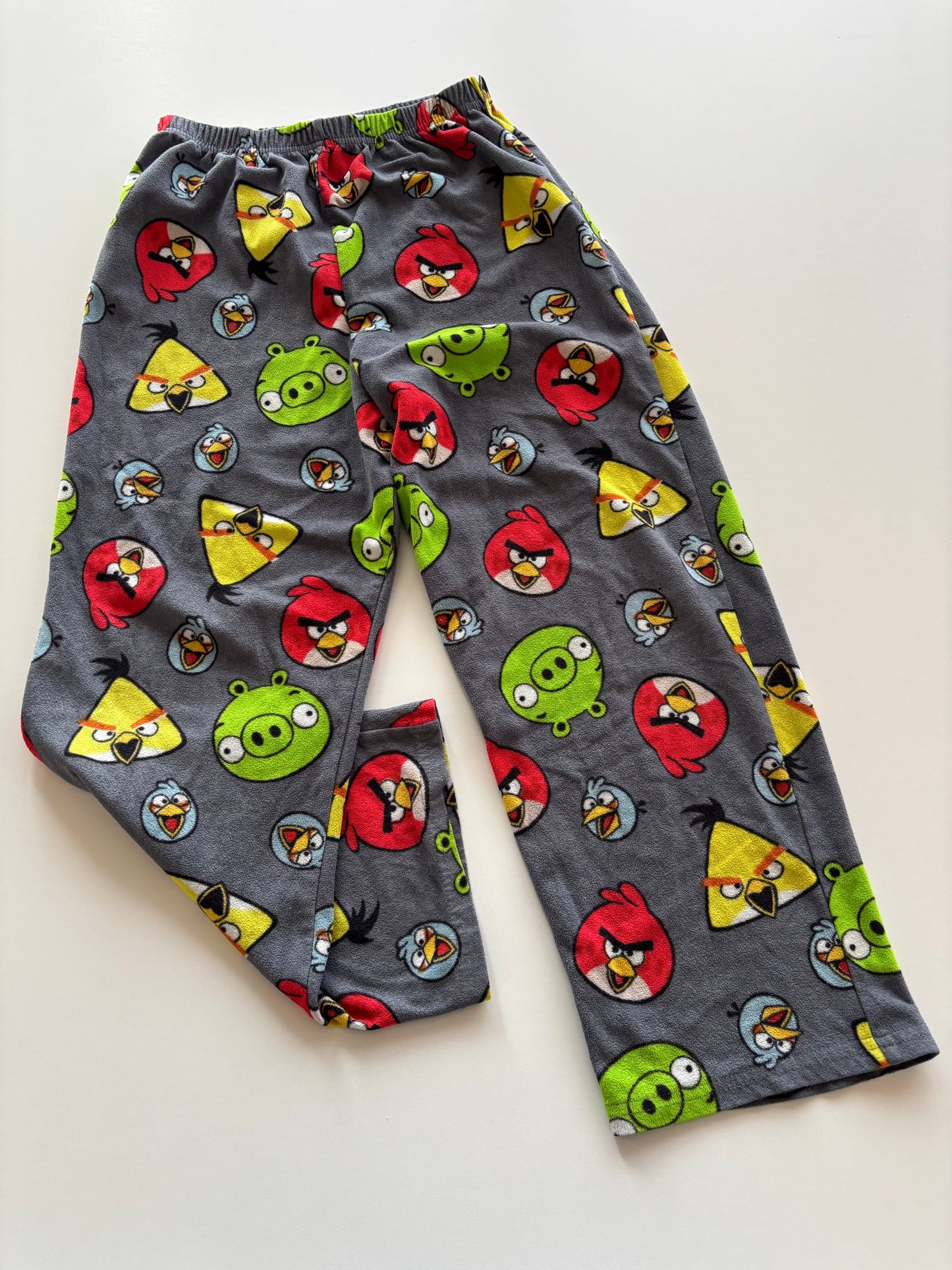 Fleece Angry Birds Pajama Pants