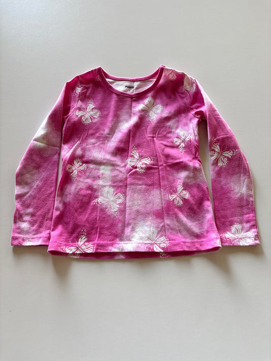 Pink Tie Dye Butterfly Shirt