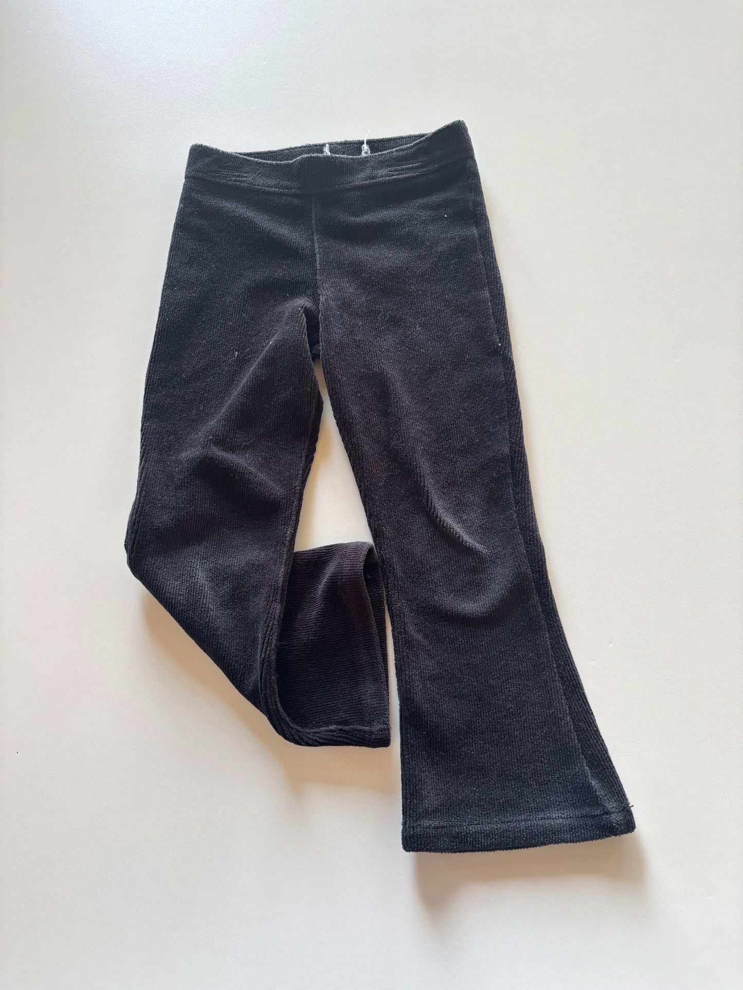 Black Corduroy Flared Pants
