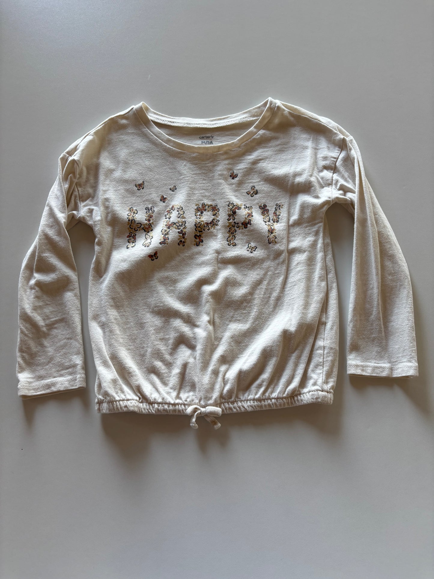 Ivory Happy Butterflies Shirt