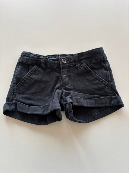 Black Cuffed Shorts