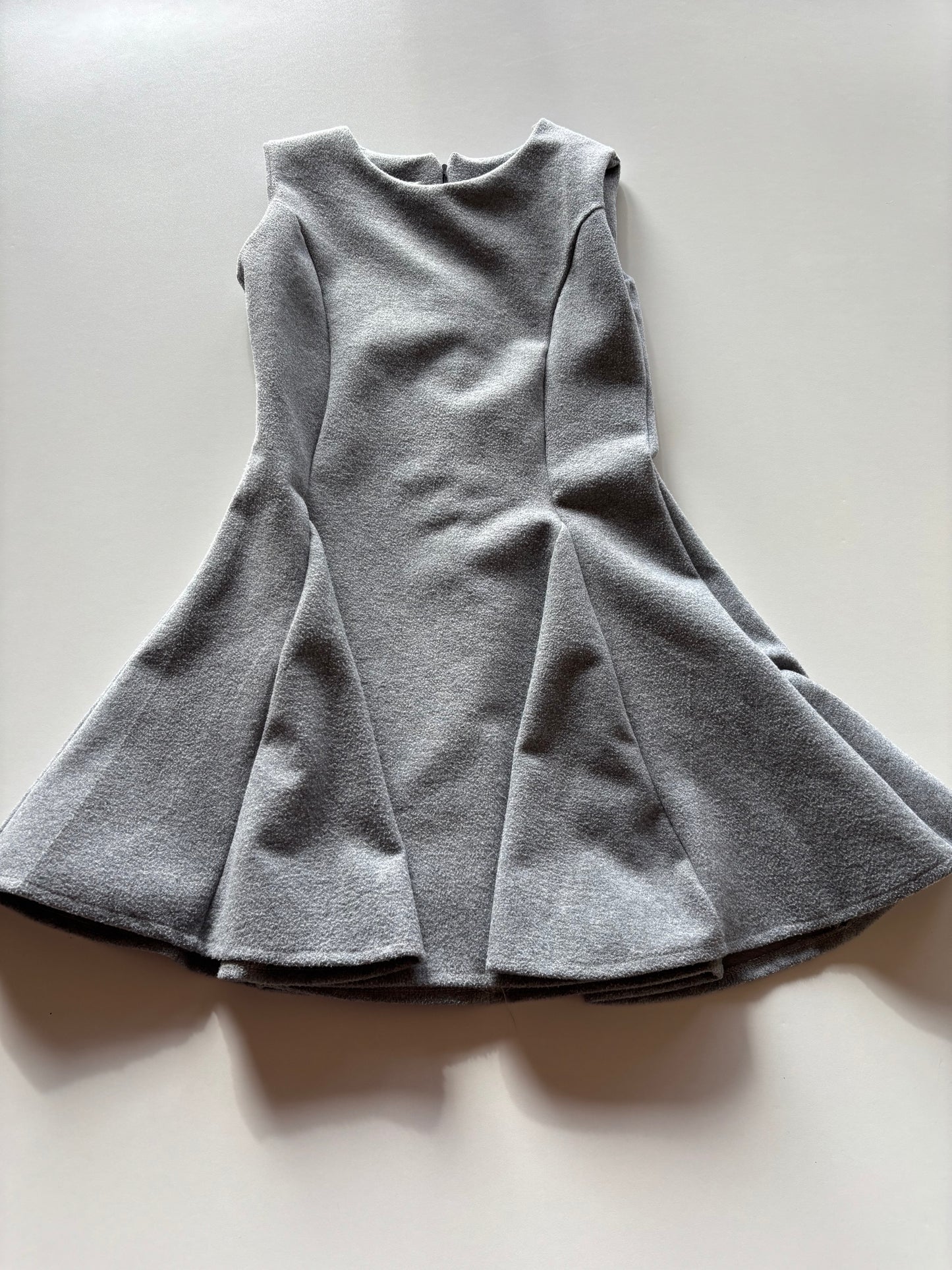 Heavy Grey Felt Dress