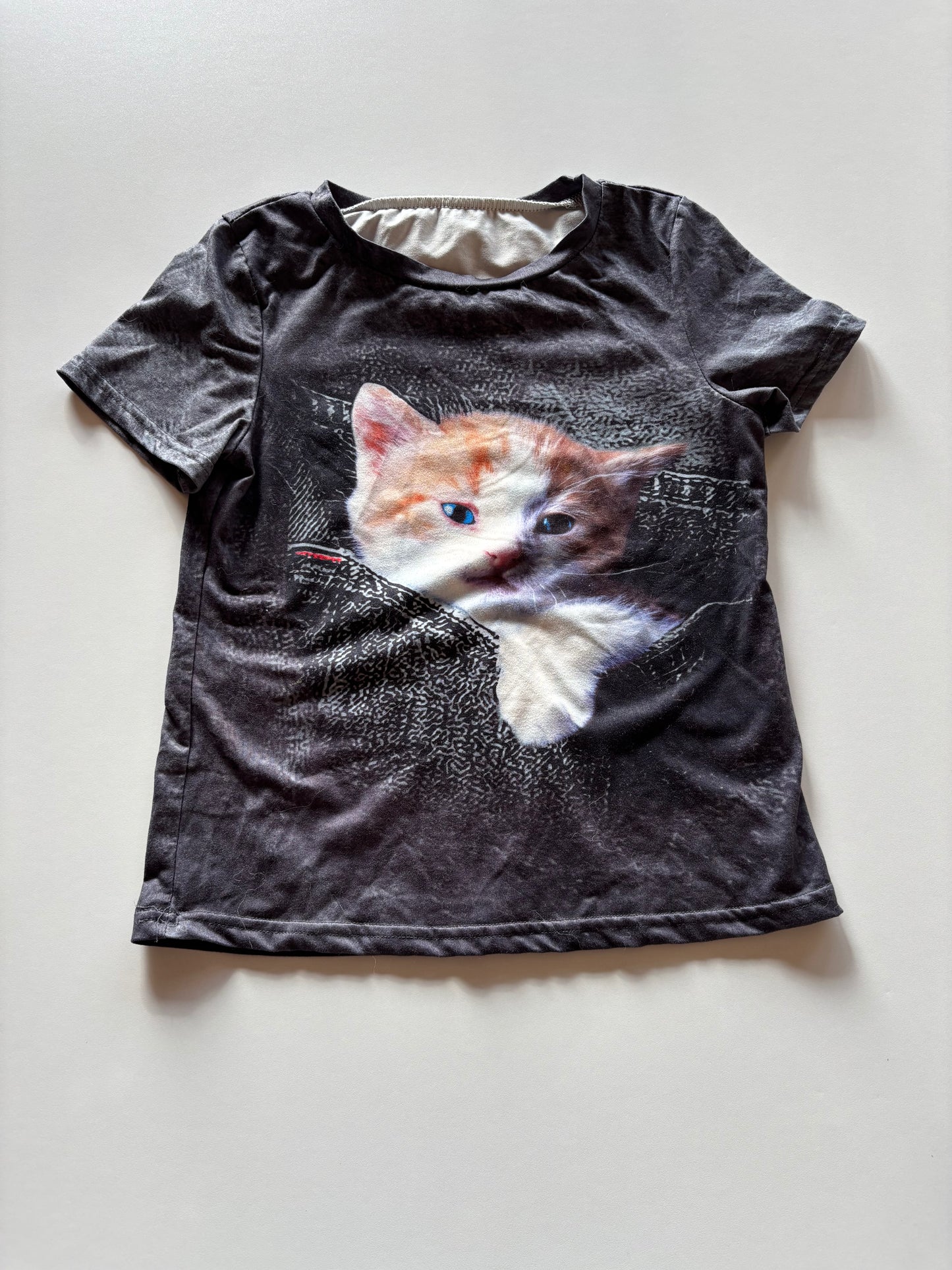 Grey Kitten Tee