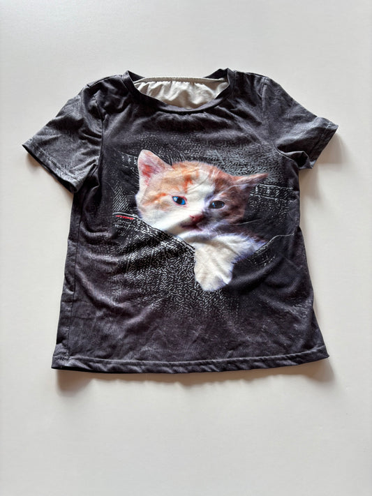 Grey Kitten Tee