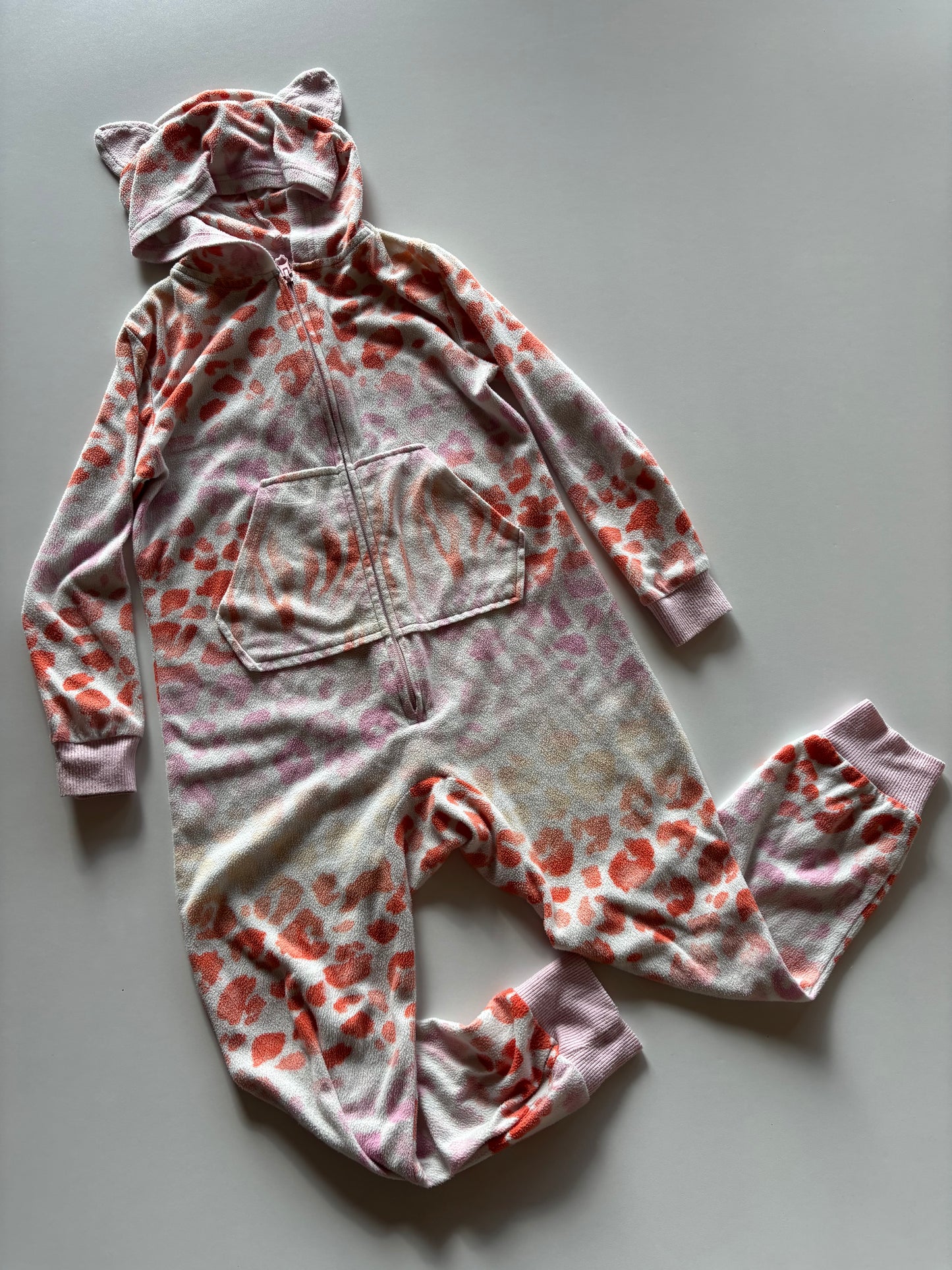 Colourful Leopard Hooded Onesie