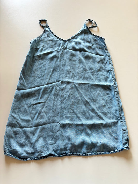 Lightweight Chambray Slip Dress