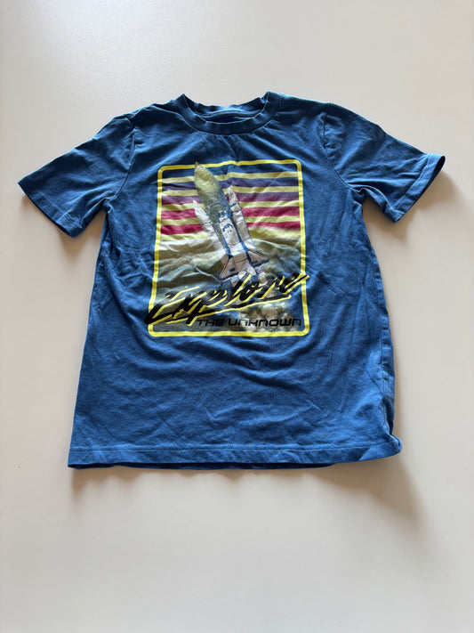 Blue Explore Rocket Tee