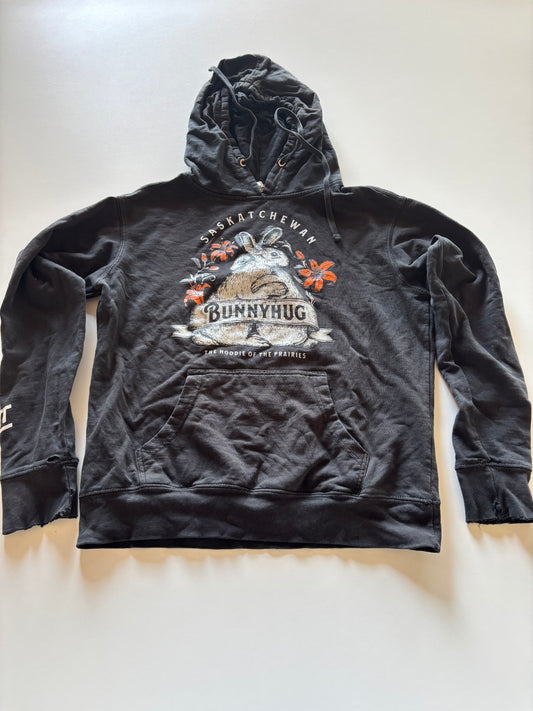 Black Bunnyhug Hoodie