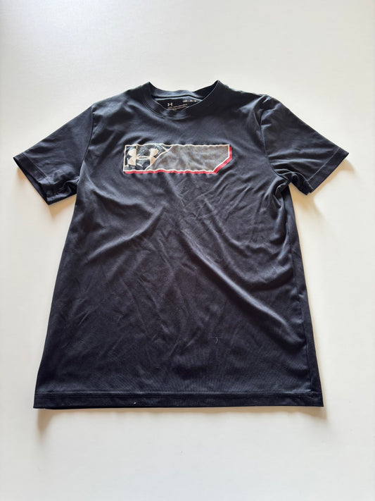 Black, Grey, & Red UA Athletic Tee