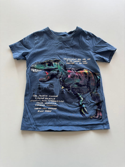 Blue Colourful T-Rex Tee
