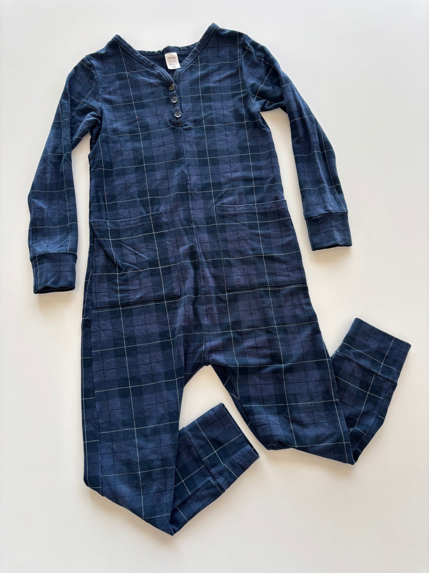 Blue Plaid Smash + Tess Rompers