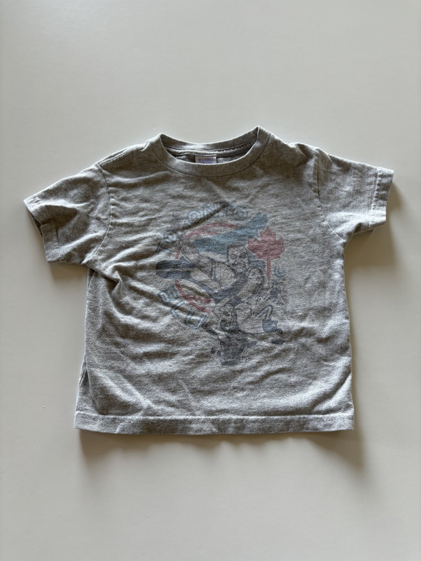 Grey Faded Blue Jays Tee