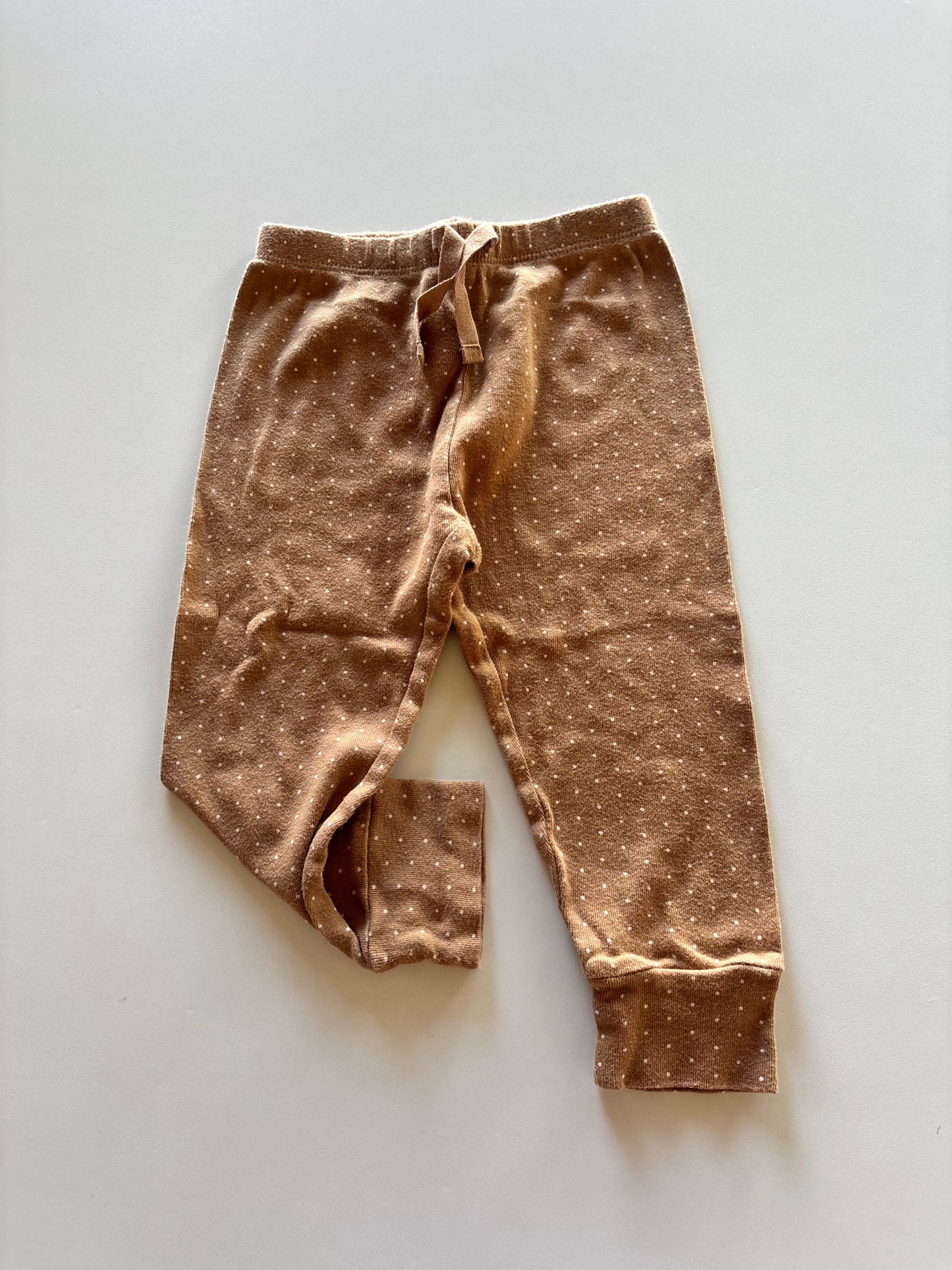Brown Polka Dot Joggers